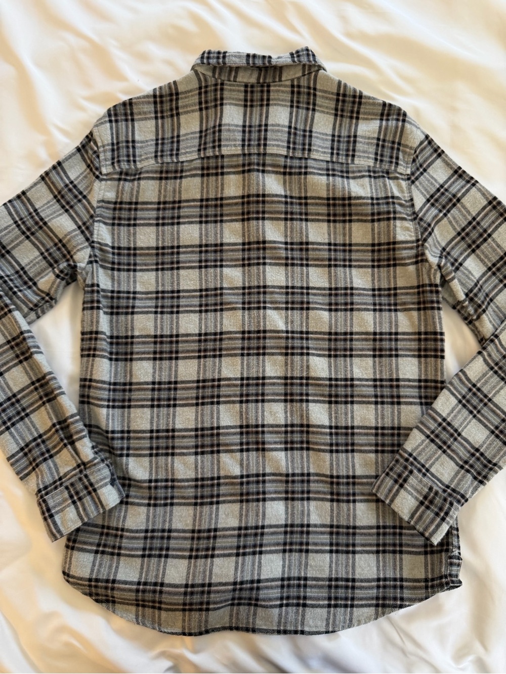 Allsaints Gaines Men’s Long Sleeve Flannel Size Medium - Picture 3 of 12